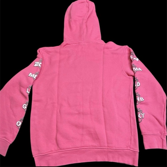 NEW ASAALI Distress Pink Pullover XL - Picture 3 of 6